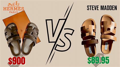 dupe sandals hermes|Hermes sandals vs steve madden.